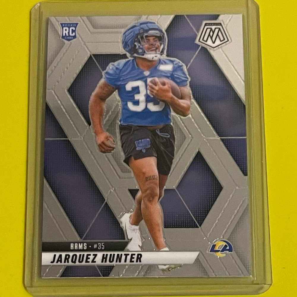 Jarquez Hunter #380 [Rookie] 2025 Panini Mosaic
Football Trading Card